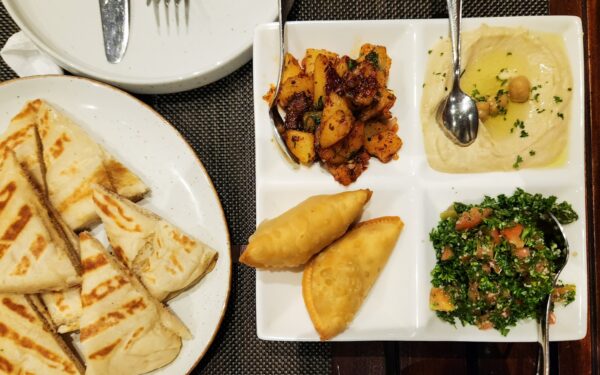 A modern mezze board for weeknights with make-ahead dips and smart shortcuts