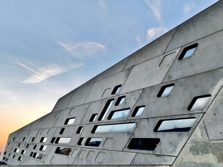Teshima art museum exterior concrete shell
