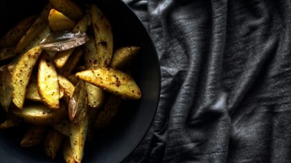 Crispier oven fries at home with the double-cook method