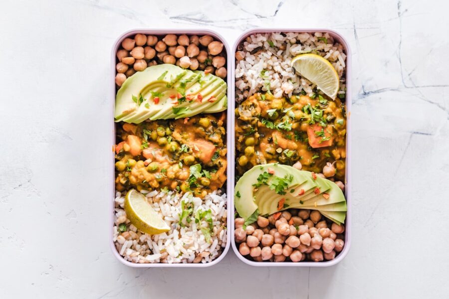 cooked food on tray