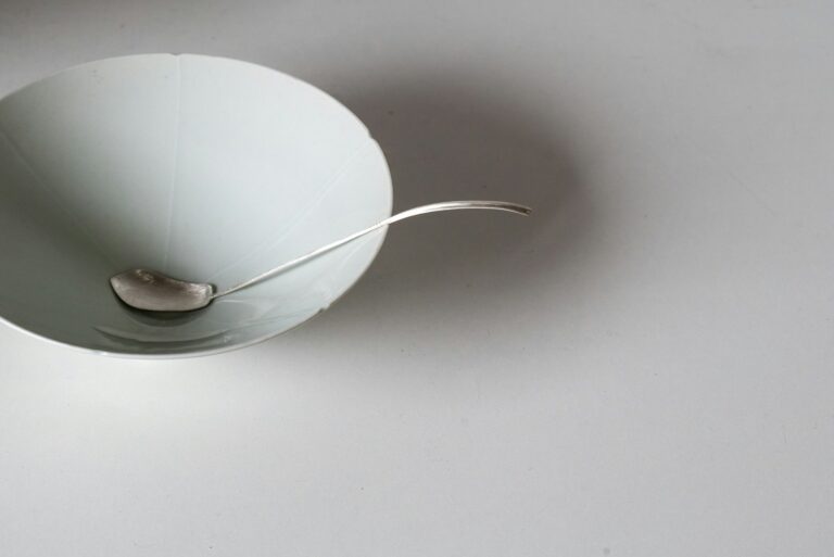 Bowl chicken soup spoon