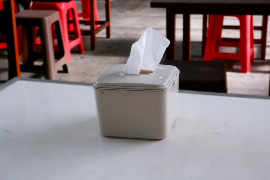 Handwashing soap sink paper tissues