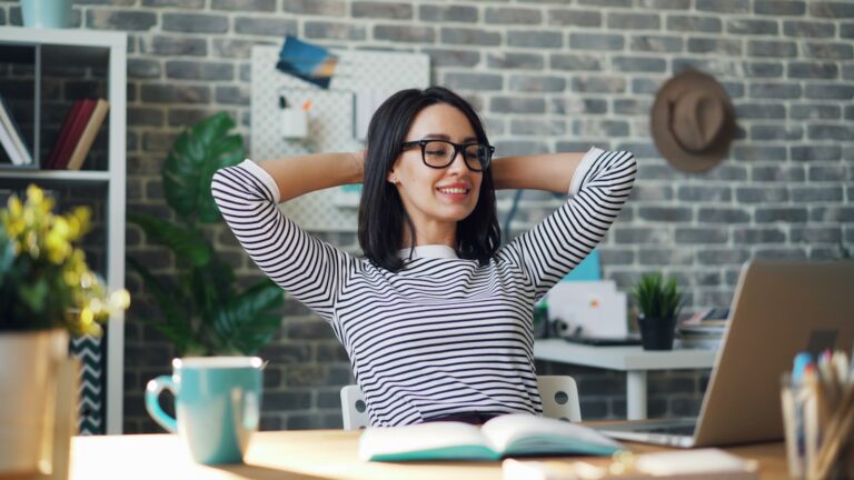 Office desk stretching neck exercises