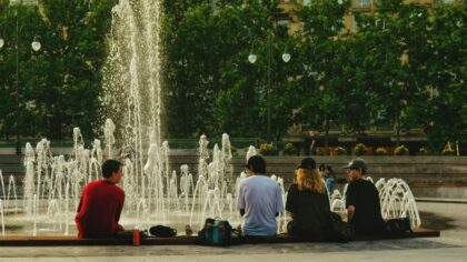 How city fountains turn hot streets into shared summer living rooms