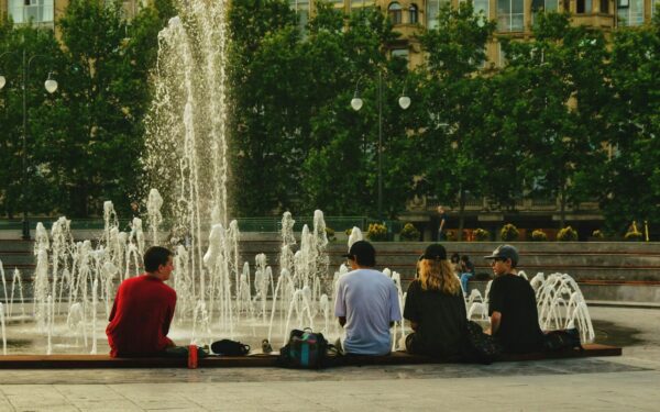 How city fountains turn hot streets into shared summer living rooms