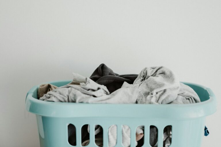 Laundry basket folded clothes bed
