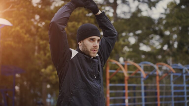 Gym warm dynamic stretching post workout static stretching