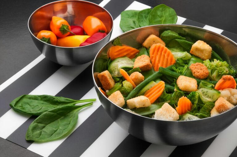 Kids healthy snacks bowls vegetables