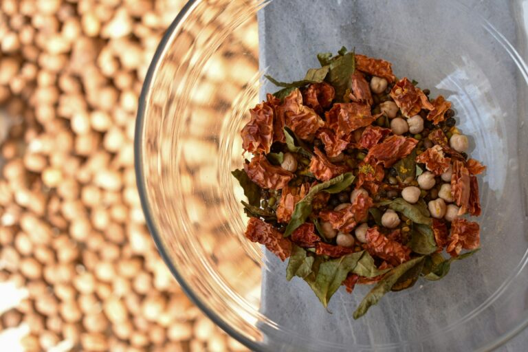 Homemade energy bites oats nuts chickpea salad glass