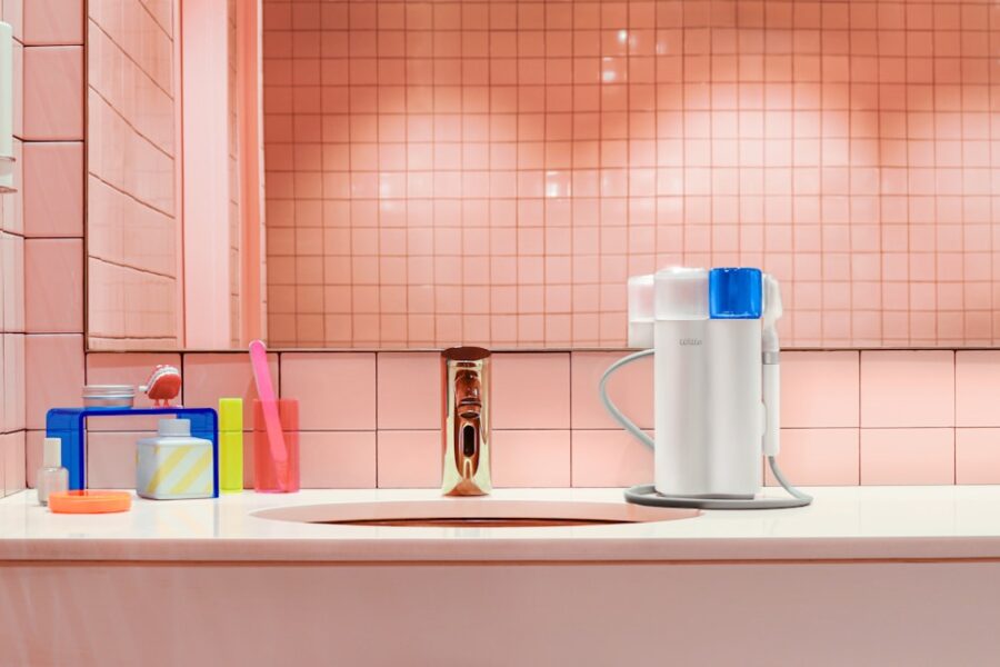 Toothbrush bathroom sink toothpaste