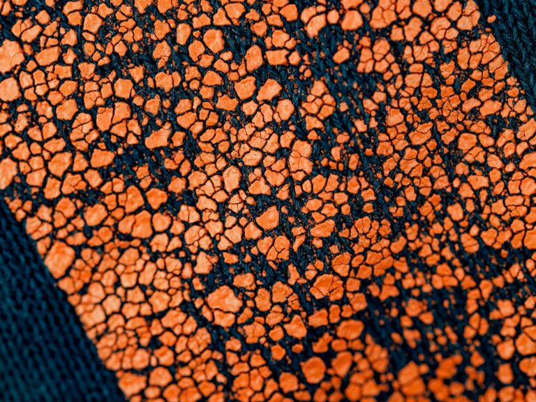 Close halftone print texture neon ink