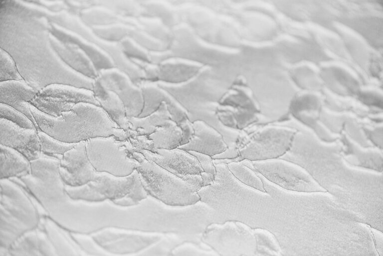 Wedding textile patterns embroidery detail