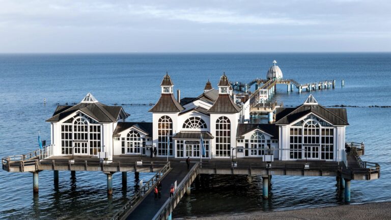 Harbor pier wooden