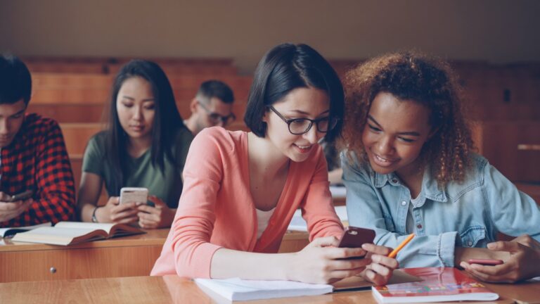 Lecture hall students