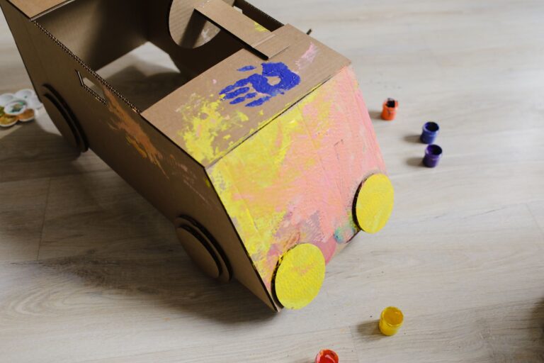 Children cardboard craft