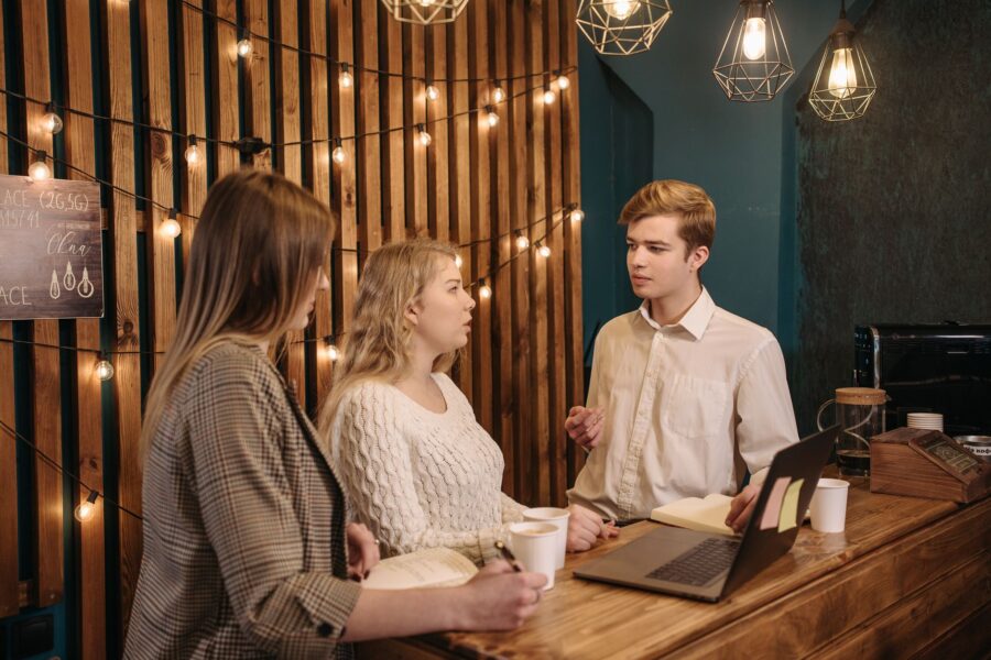 Cozy coffee shop