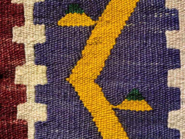 Colorful handwoven fabric