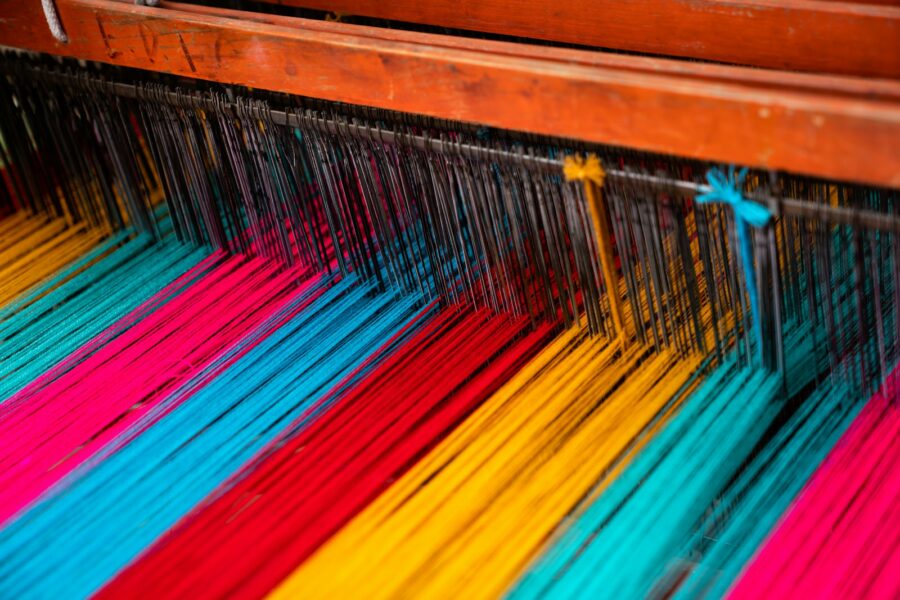 Handloom weaver traditional