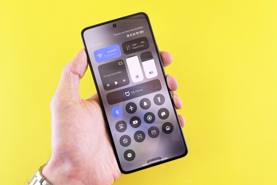 Android smartphone settings