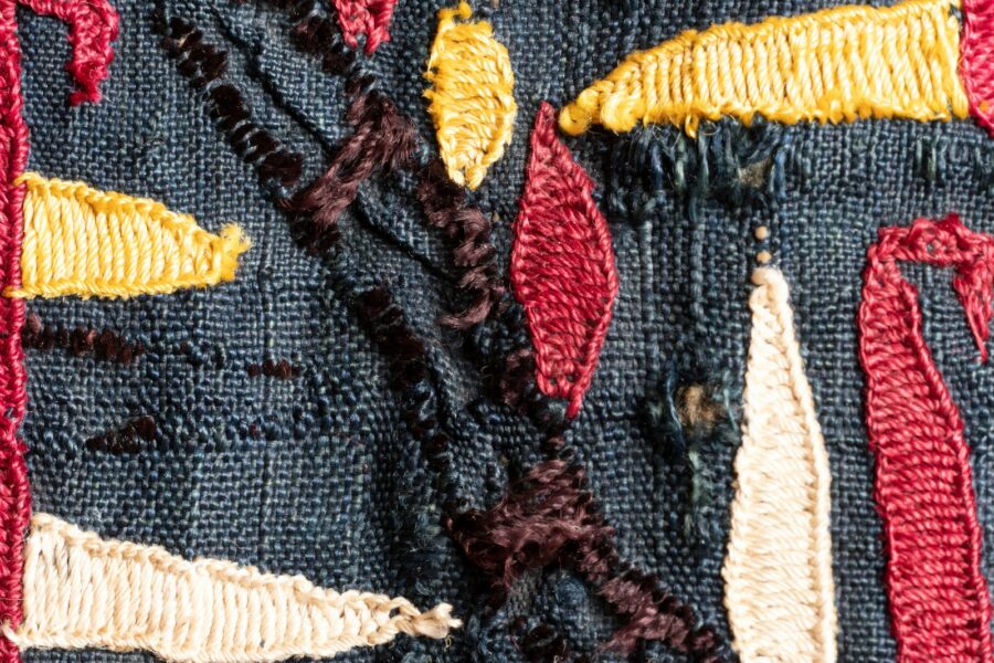 Traditional embroidered fabric