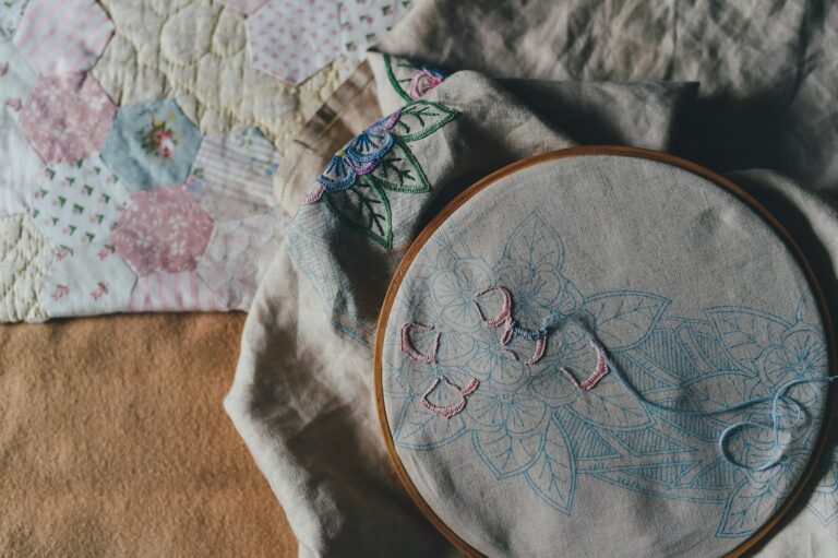 Hands hand embroidery