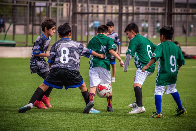 Children football match