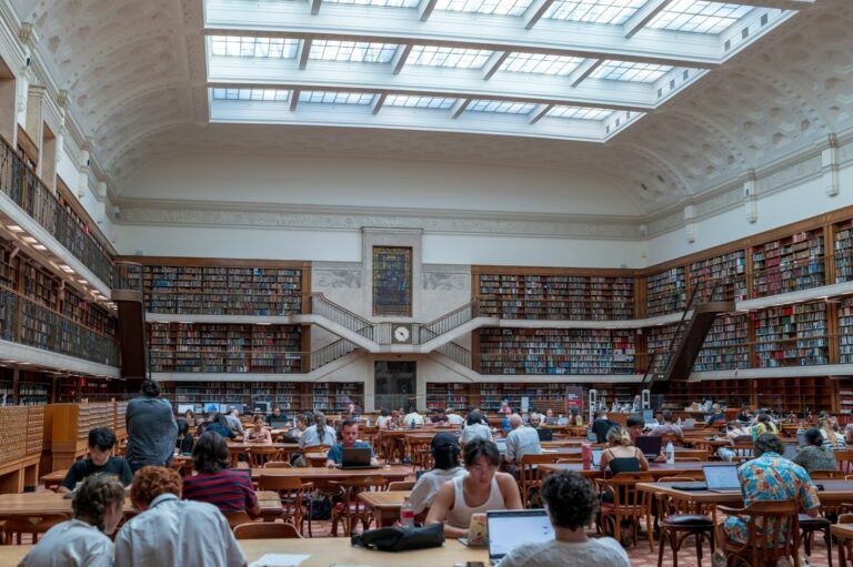Neighborhood library interior