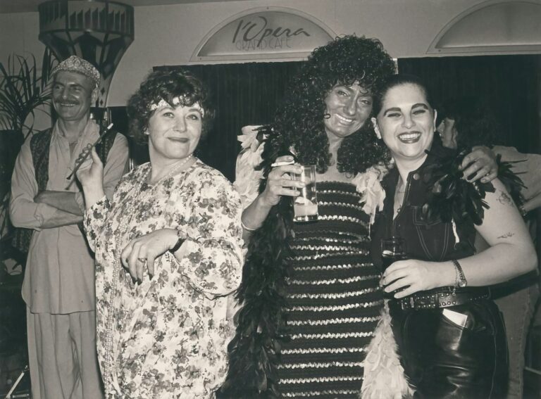 Vintage photo booth friends laughing strip