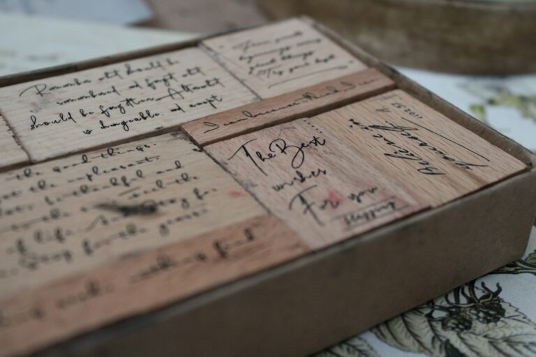Handwritten travel postcards