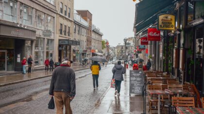 How rainy days are inspiring a new kind of city culture