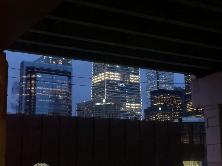 Rooftop cinema night