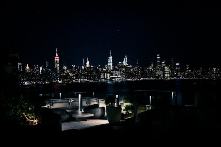 Rooftop cinema night