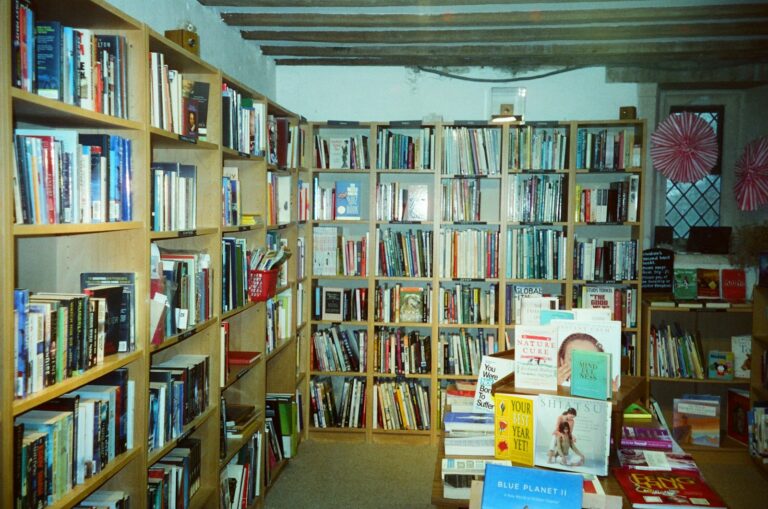 Secondhand bookshop interior