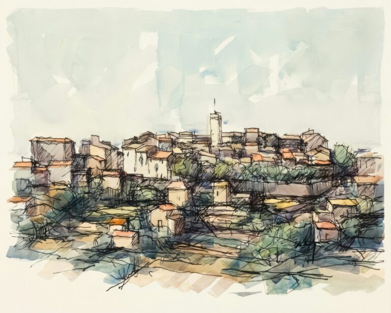 Open sketchbook urban