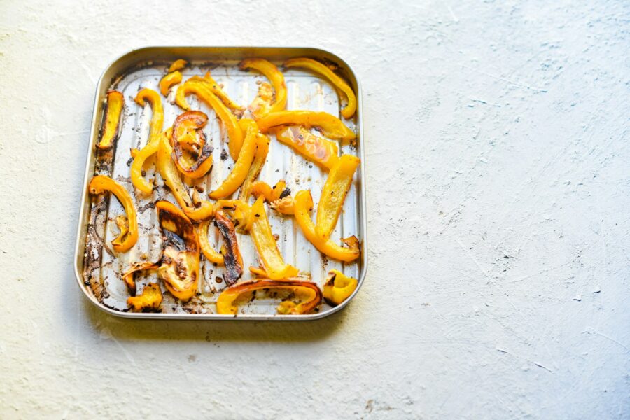 Roasted potato wedges