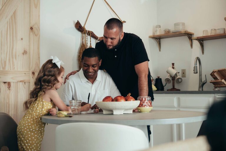Family evening routine