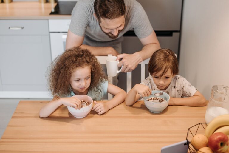 Family evening routine