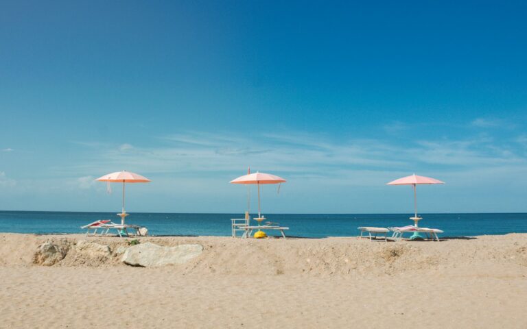 Peaceful sandy beach