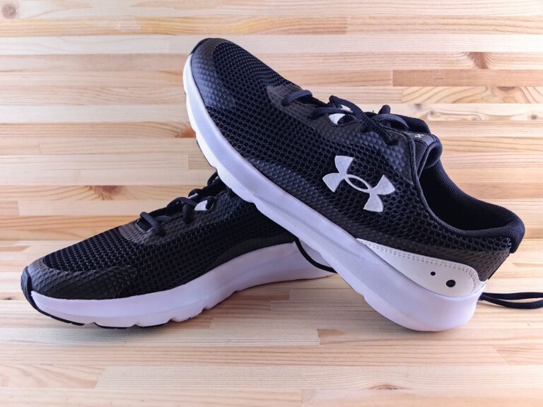 Running shoes closeup