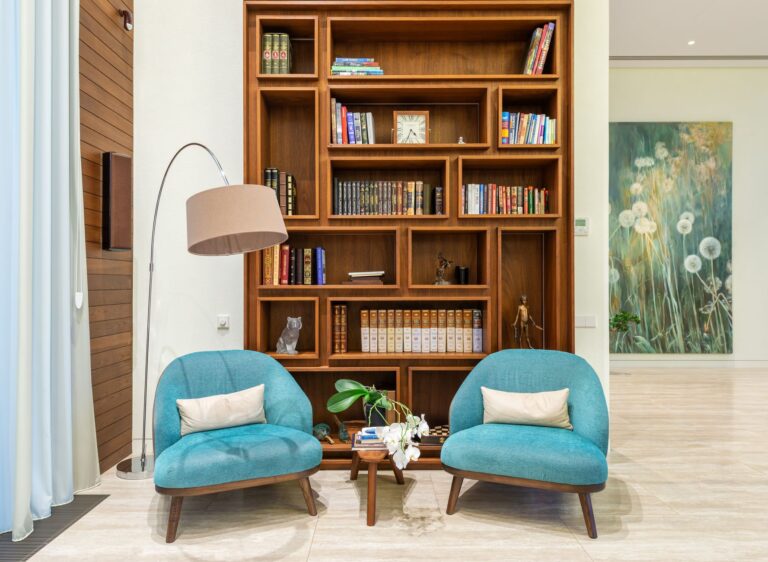 Reading corner armchair