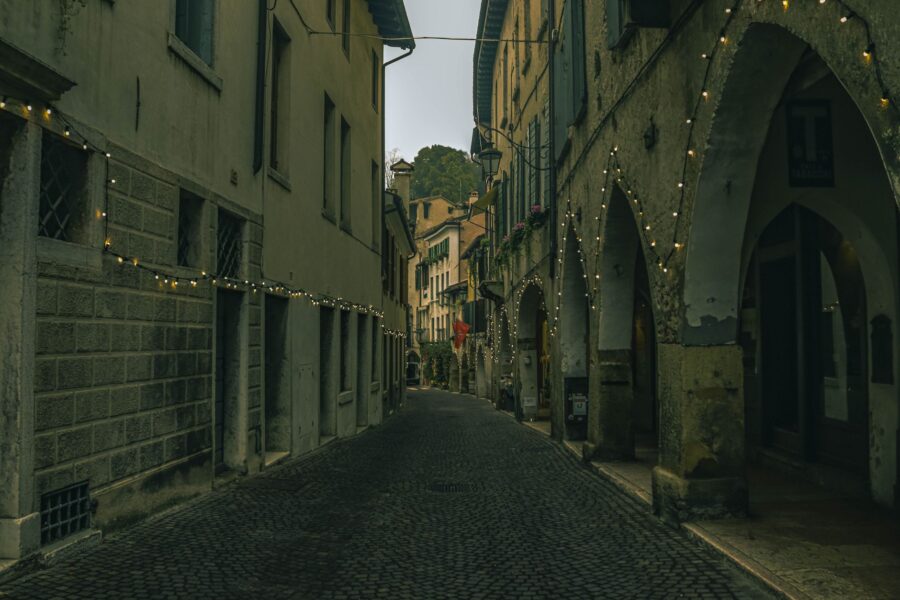 Narrow italian street