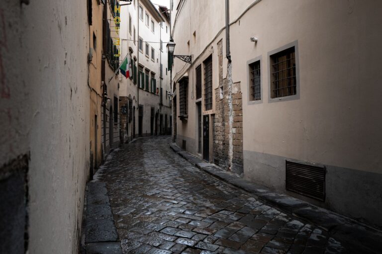 Narrow italian street