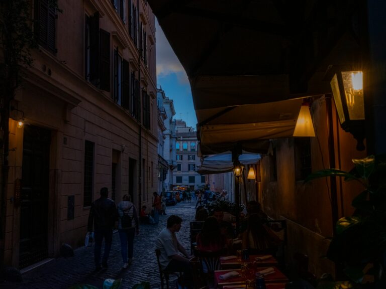 Narrow italian street