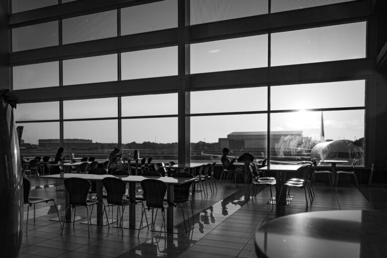 Airport terminal seats