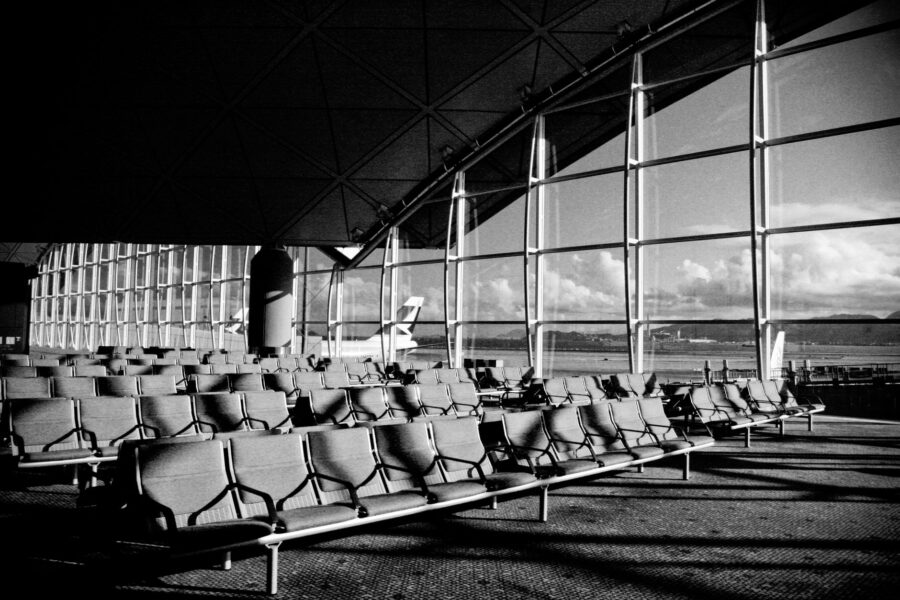 Airport terminal seats