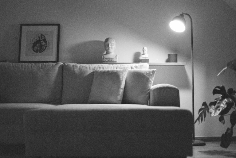 Evening living room