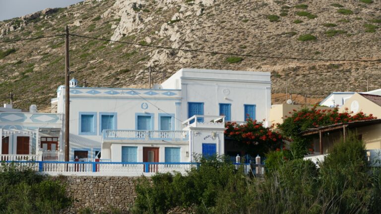 Greek island narrow