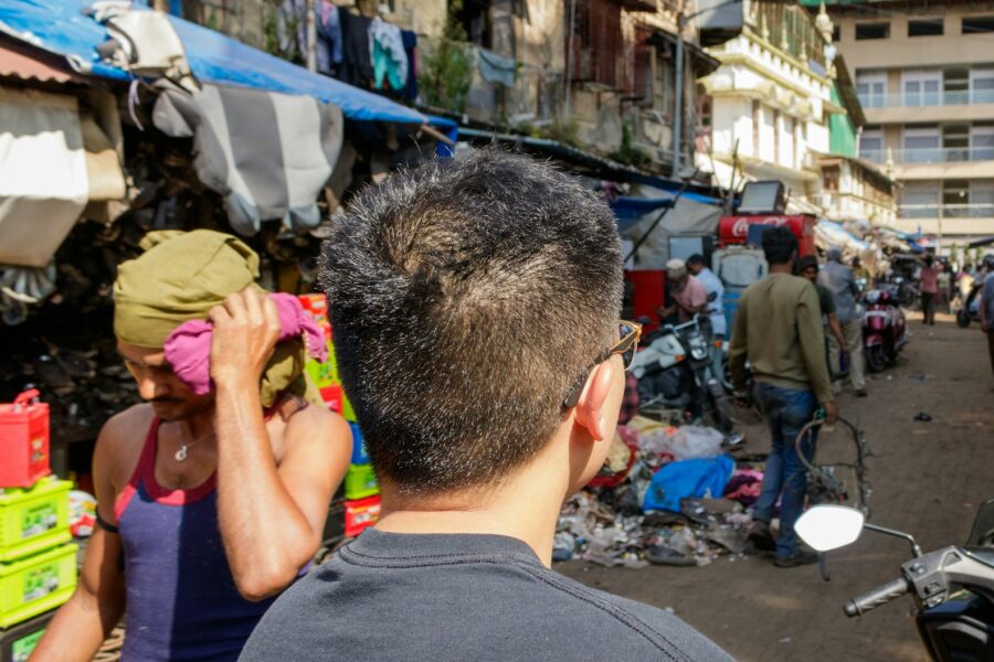 Street market locals