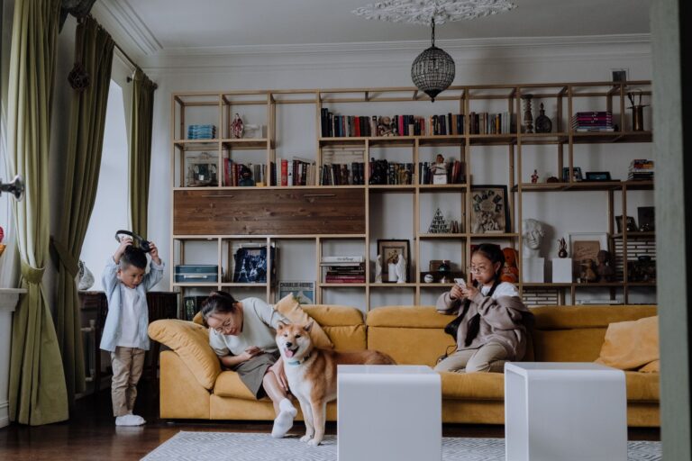Family dog living