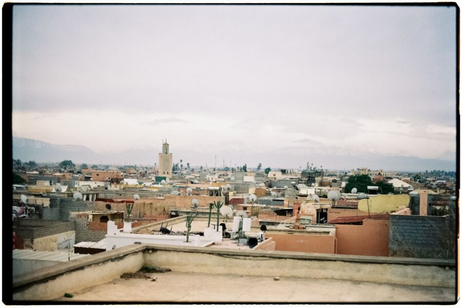 Marrakech rooftop terrace